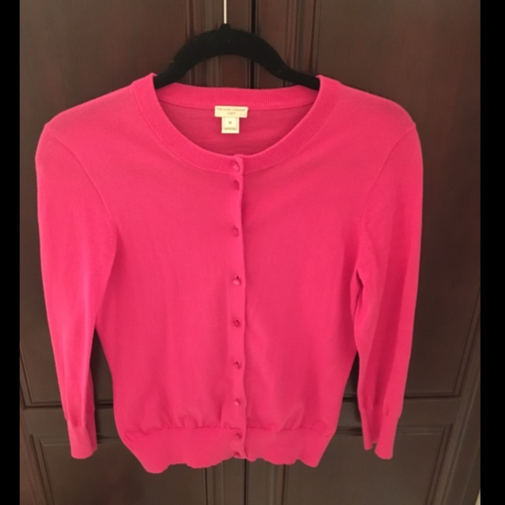 J. Crew Clare Cardigan Sweater - pink